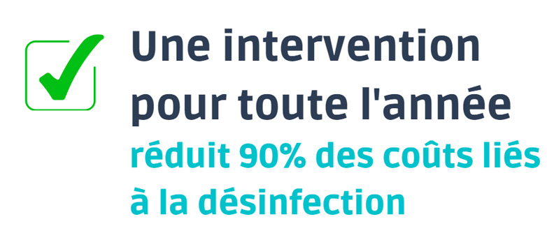 une intervention pour toute l'année